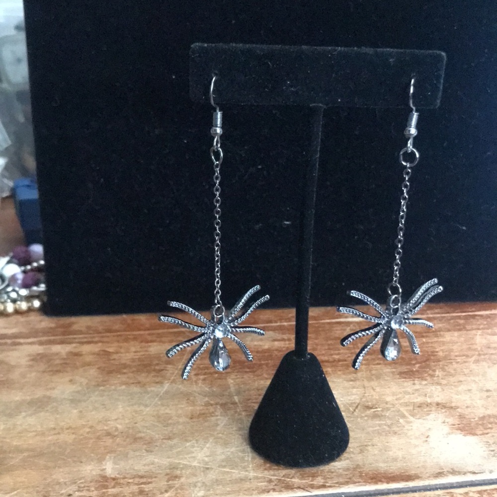 SPIDER EARRINGS - Picture 3 of 5